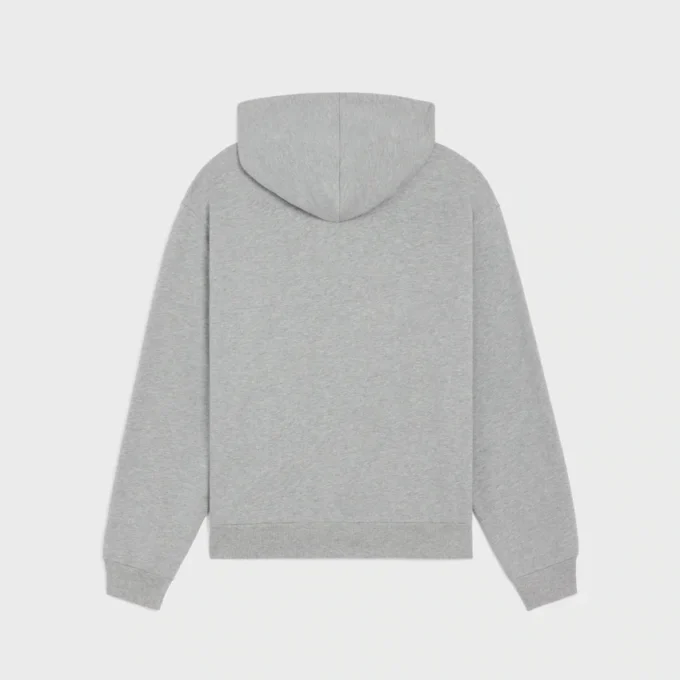 Sweat à capuche ample zippé en molleton de coton Sweat à capuche ample zippé en molleton de coton