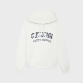 Sweat à capuche CELINE en coton molletonné