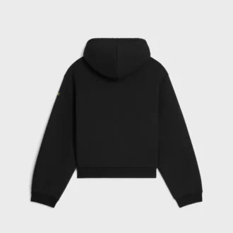 Sweat à capuche zippé en molleton de coton