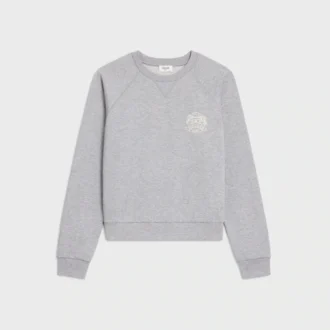 Sweat-shirt Blason en coton et cachemire