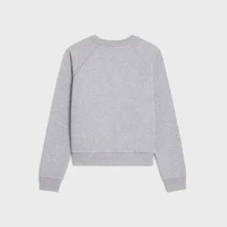 Sweat-shirt Blason en coton et cachemire
