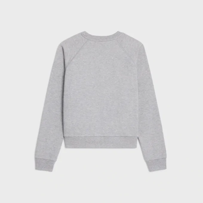 Sweat-shirt Blason en coton et cachemire