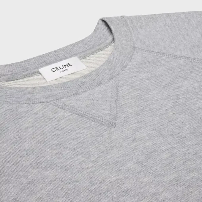 Sweat-shirt Blason en coton et cachemire
