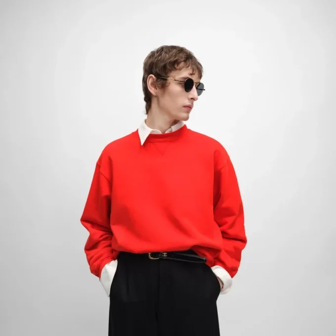 Sweat-shirt en molleton de coton Sweat-shirt en molleton de coton