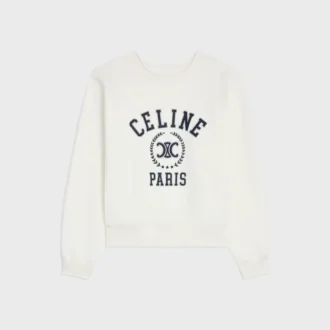 Sweat-shirt oversize en molleton de coton
