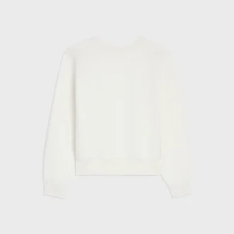 Sweat-shirt oversize en molleton de coton