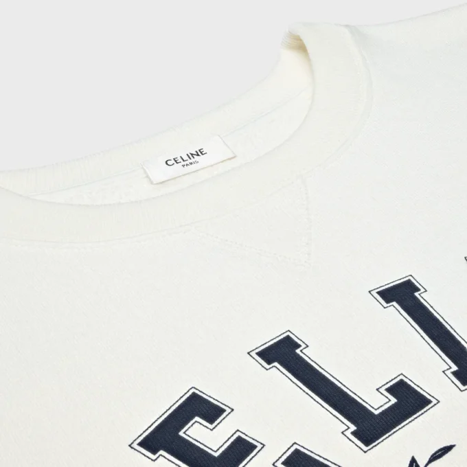Sweat-shirt oversize en molleton de coton