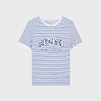 T-shirt CELINE 70&rsquo;S en jersey rayé