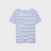 T-shirt CELINE 70&rsquo;S en jersey rayé