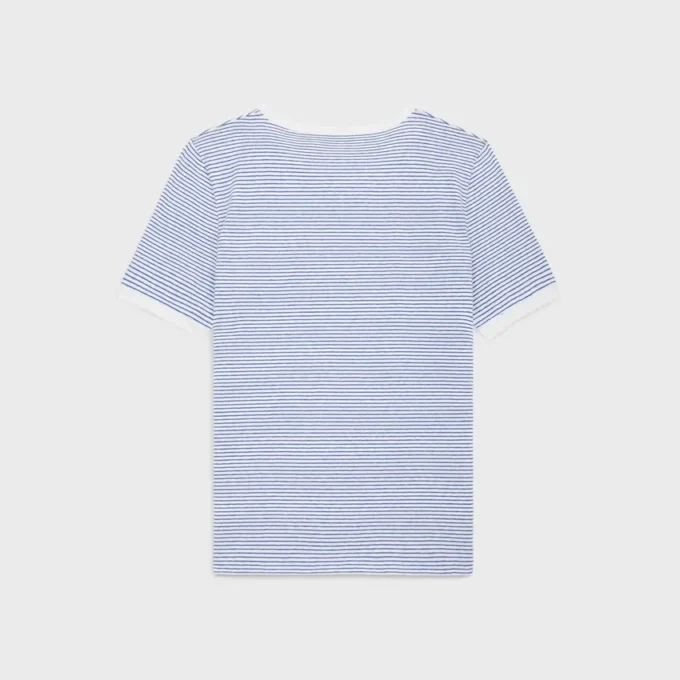 T-shirt CELINE 70&rsquo;S en jersey rayé