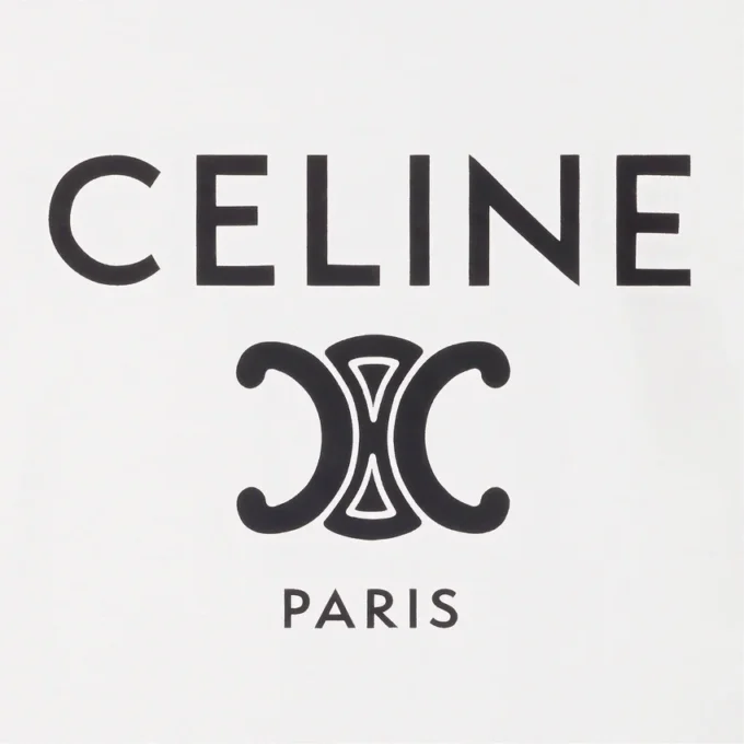 T-shirt CELINE Paris en jersey de coton