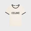 T-shirt CELINE Regular en jersey de coton T-shirt CELINE Regular en jersey de coton