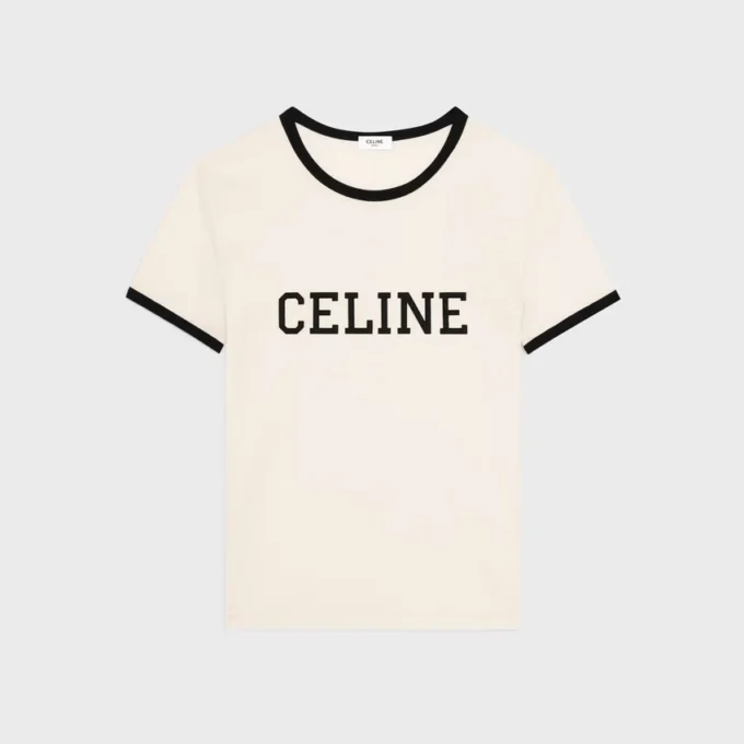 T-shirt CELINE Regular en jersey de coton T-shirt CELINE Regular en jersey de coton