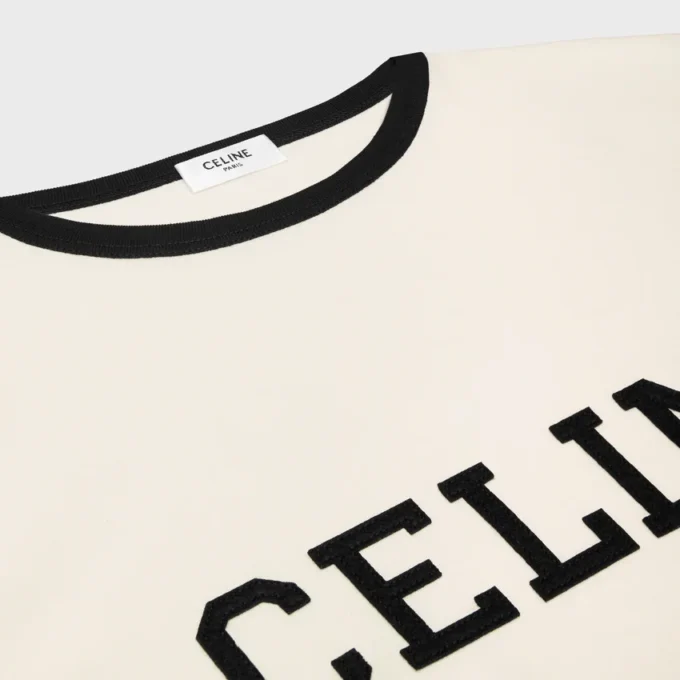 T-shirt CELINE Regular en jersey de coton T-shirt CELINE Regular en jersey de coton
