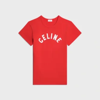 T-shirt classique en jersey de coton côtelé