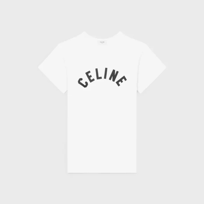 T-shirt classique en jersey de coton côtelé T-shirt classique en jersey de coton côtelé
