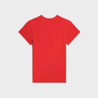 T-shirt classique en jersey de coton côtelé