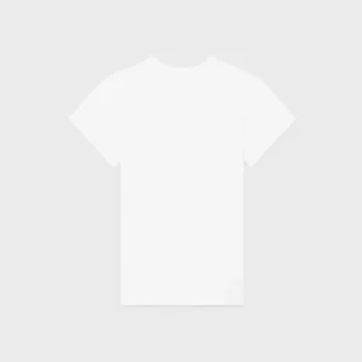 T-shirt classique en jersey de coton côtelé