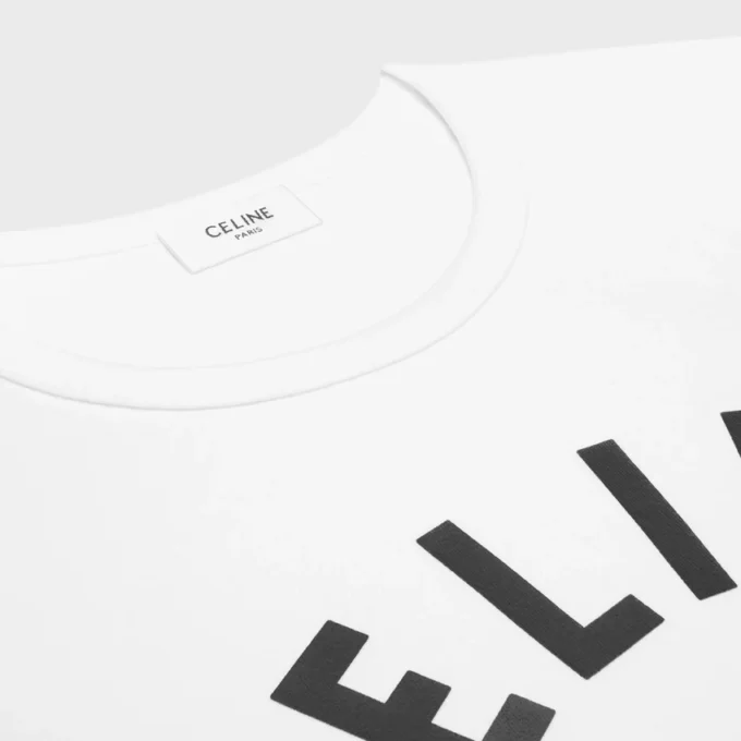 T-shirt classique en jersey de coton côtelé T-shirt classique en jersey de coton côtelé