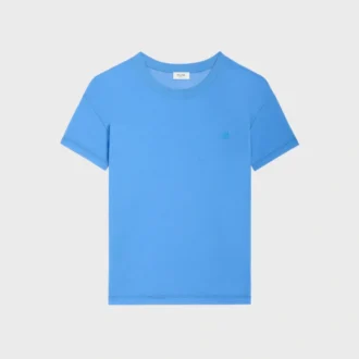 T-shirt classique en jersey de coton fin