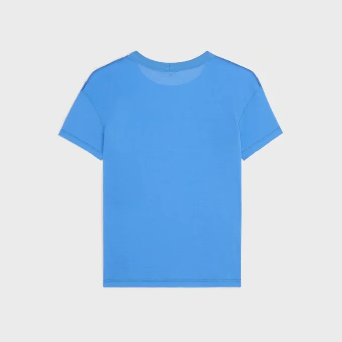 T-shirt classique en jersey de coton fin