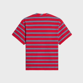 T-shirt classique en jersey de coton rayé