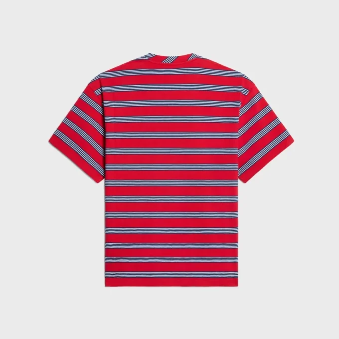 T-shirt classique en jersey de coton rayé T-shirt classique en jersey de coton rayé