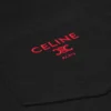 T-shirt à col montant en jersey de coton