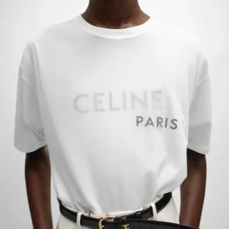 T-shirt double épaisseur en jersey de coton fin