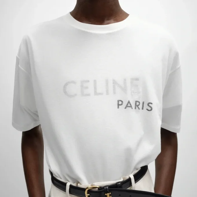 T-shirt double épaisseur en jersey de coton fin T-shirt double épaisseur en jersey de coton fin