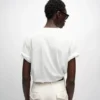 T-shirt double épaisseur en jersey de coton fin T-shirt double épaisseur en jersey de coton fin