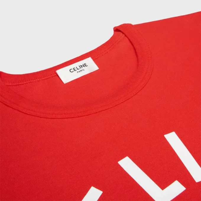 T-shirt en jersey de coton côtelé