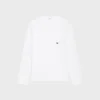 T-shirt à manches longues en jersey de coton