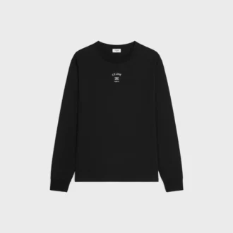 T-shirt à manches longues en jersey de coton