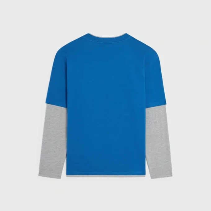 T-shirt à manches longues en jersey de coton T-shirt à manches longues en jersey de coton