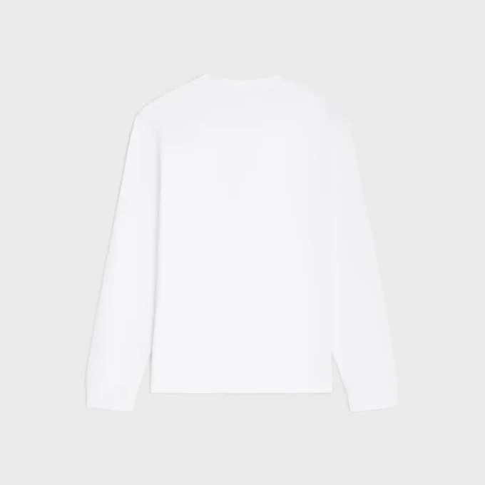 T-shirt à manches longues en jersey de coton