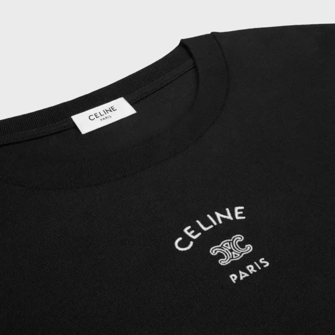 T-shirt à manches longues en jersey de coton