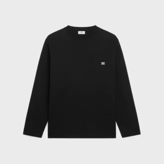T-shirt à manches longues Triomphe en jersey de coton