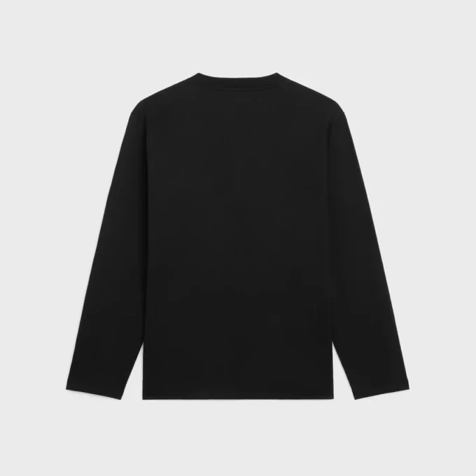 T-shirt à manches longues Triomphe en jersey de coton