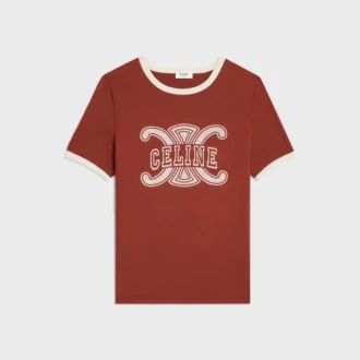 T-shirt style années 70 en jersey de coton