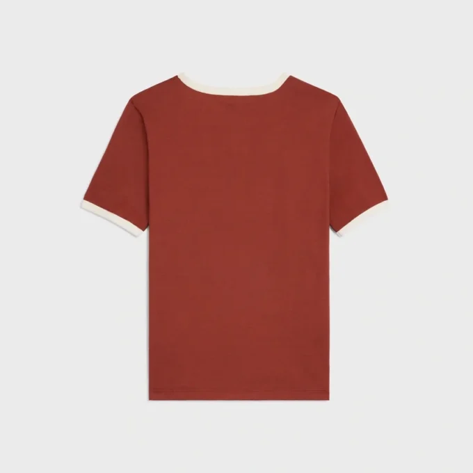 T-shirt style années 70 en jersey de coton