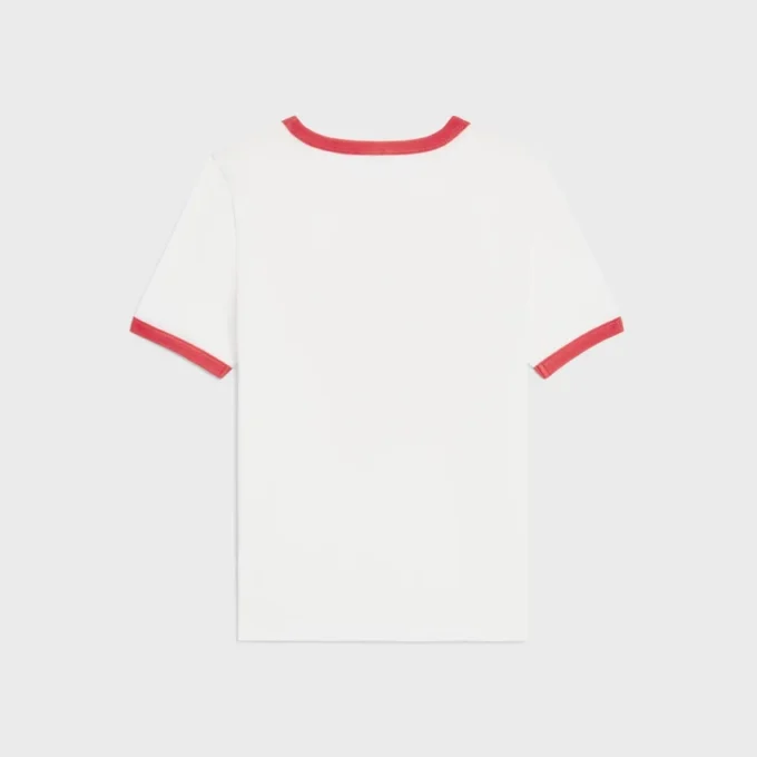 T-shirt style années 70 en jersey de coton