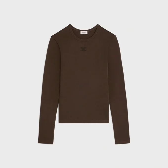 T-shirt Triomphe en jersey de coton côtelé