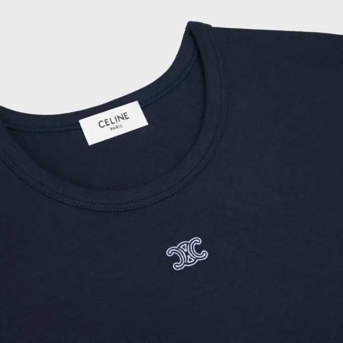 T-shirt Triomphe en jersey de coton côtelé