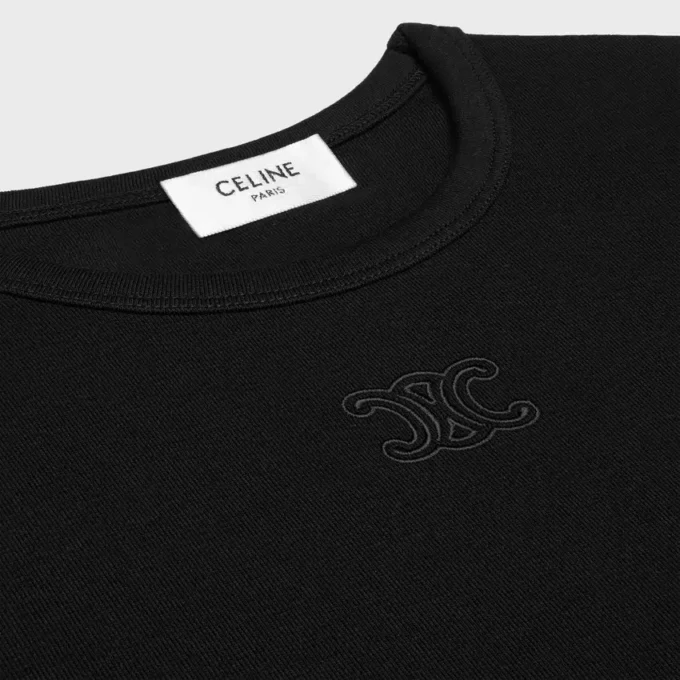T-shirt Triomphe en jersey de coton côtelé