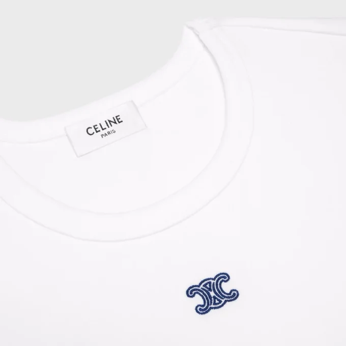 T-shirt Triomphe en jersey de coton côtelé