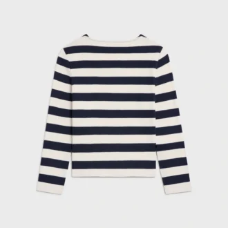 T-shirt Triomphe Marinière en jersey de coton