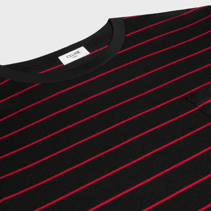 T-shirt Triomphe Regular en jersey rayé T-shirt Triomphe Regular en jersey rayé