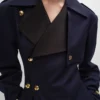 Trench-coat Tux en gabardine de coton et de laine