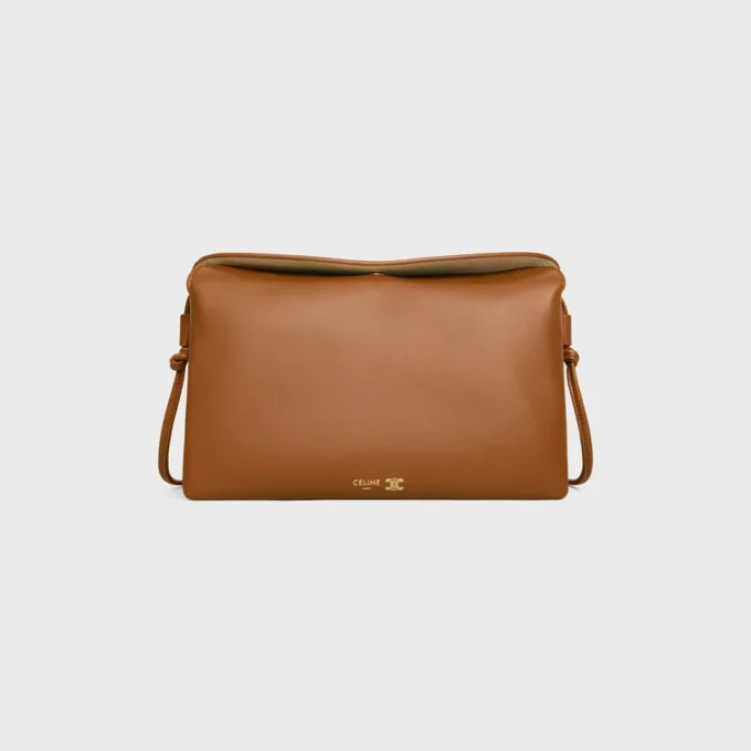 Trio à rabat en cuir d&rsquo;agneau lisse